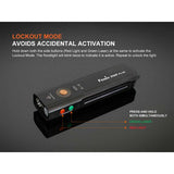 Fenix - E06R PRO RG Flat Flashlight - Black