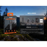 Fenix - E06R PRO RG Flat Flashlight - Black