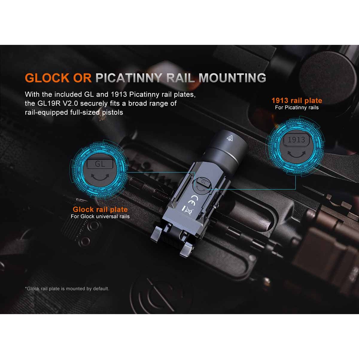 Fenix - GL19R V2.0 Tactical Weapon Light