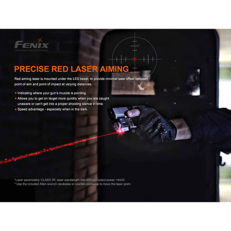 Fenix - GL22 Tactical Weapon Light with Red Laser