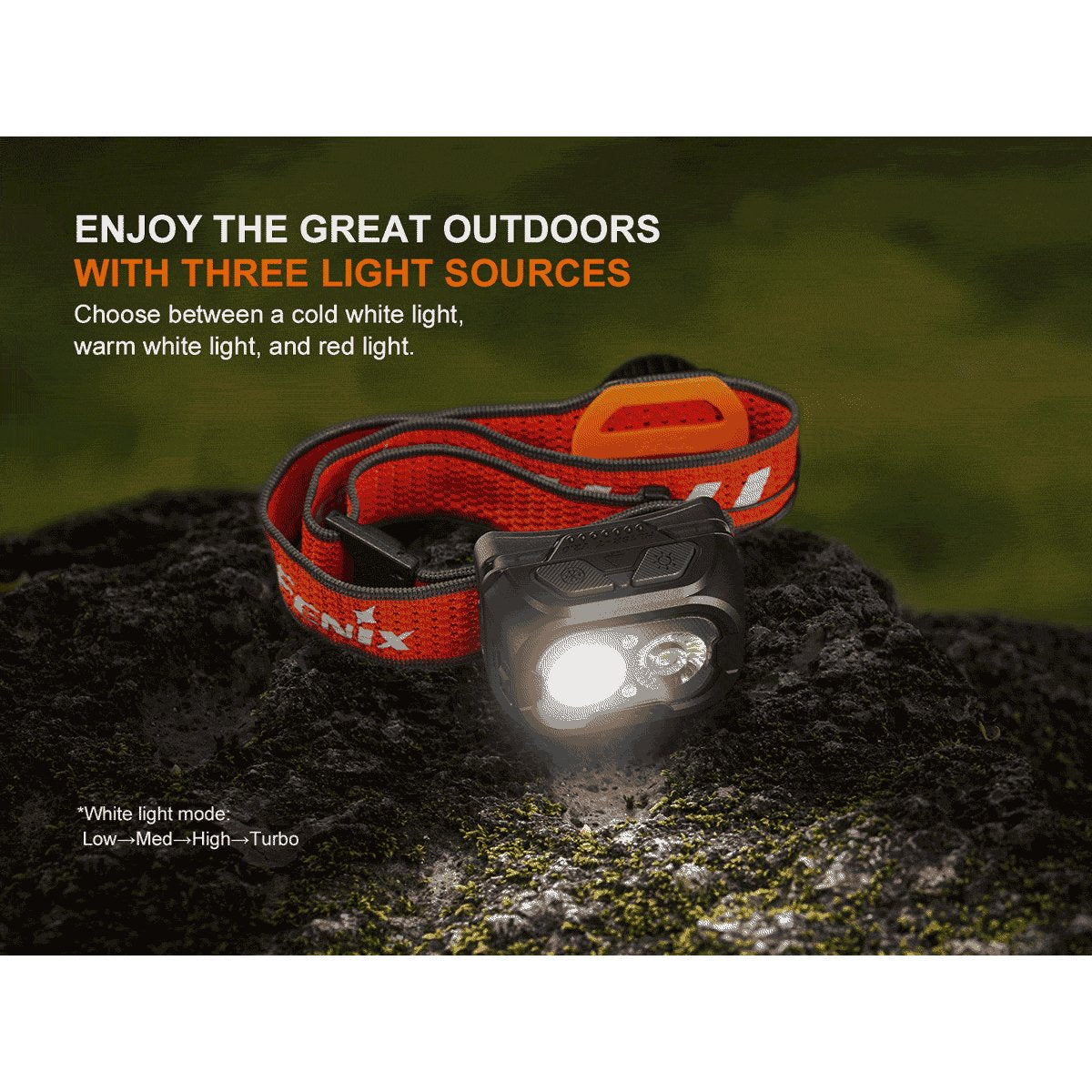 Fenix - HL18R-T V2.0 Rechargeable Headlamp - Black