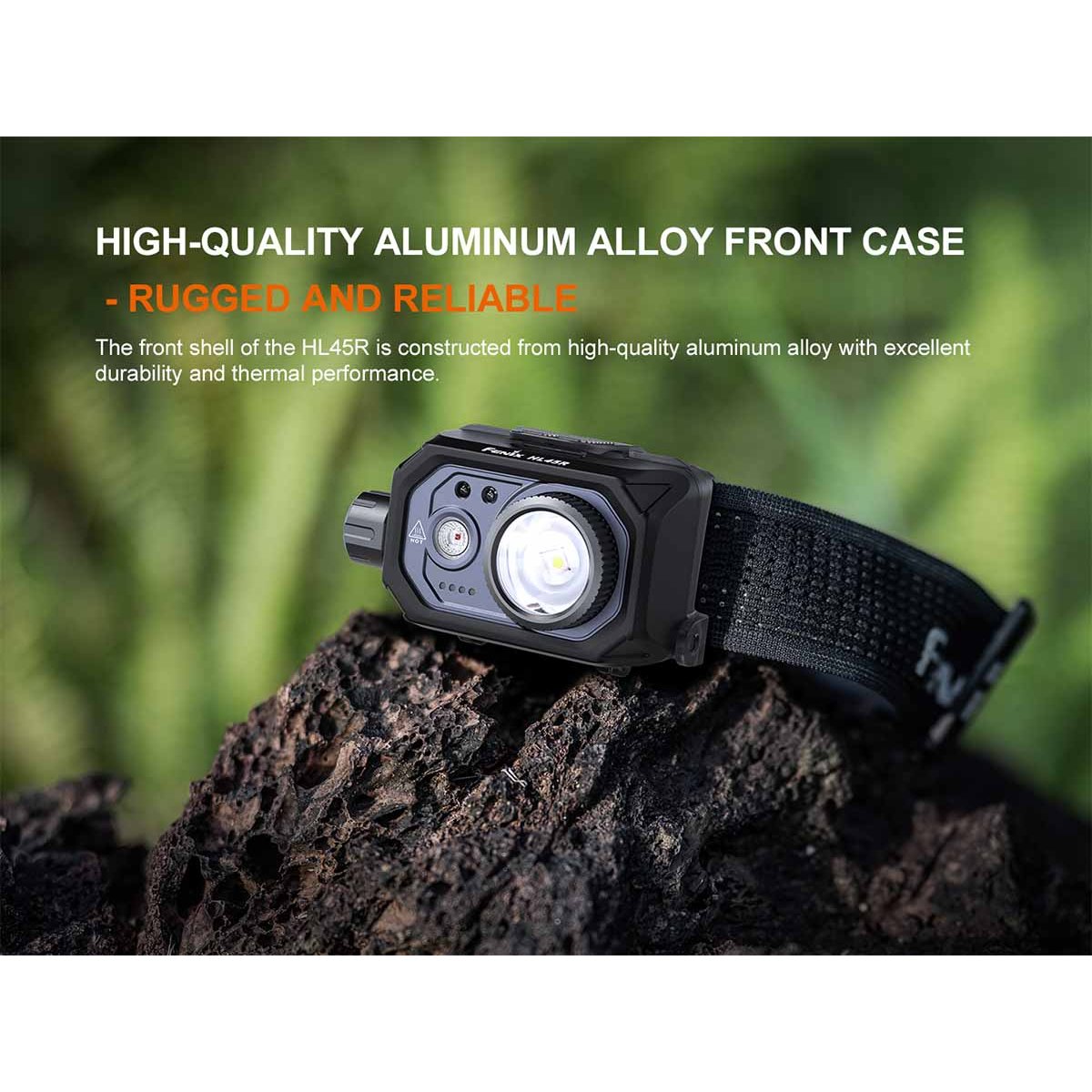 Fenix - HL45R Rechargeable Headlamp - Black