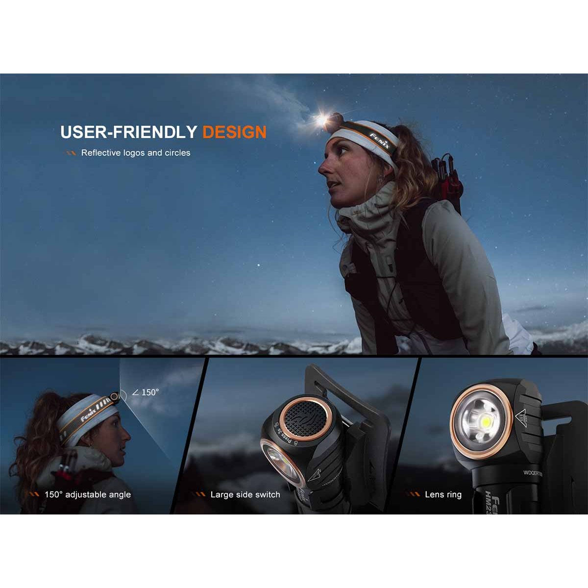 FENIX - HM23 V2.0 AA-Powered Headlamp