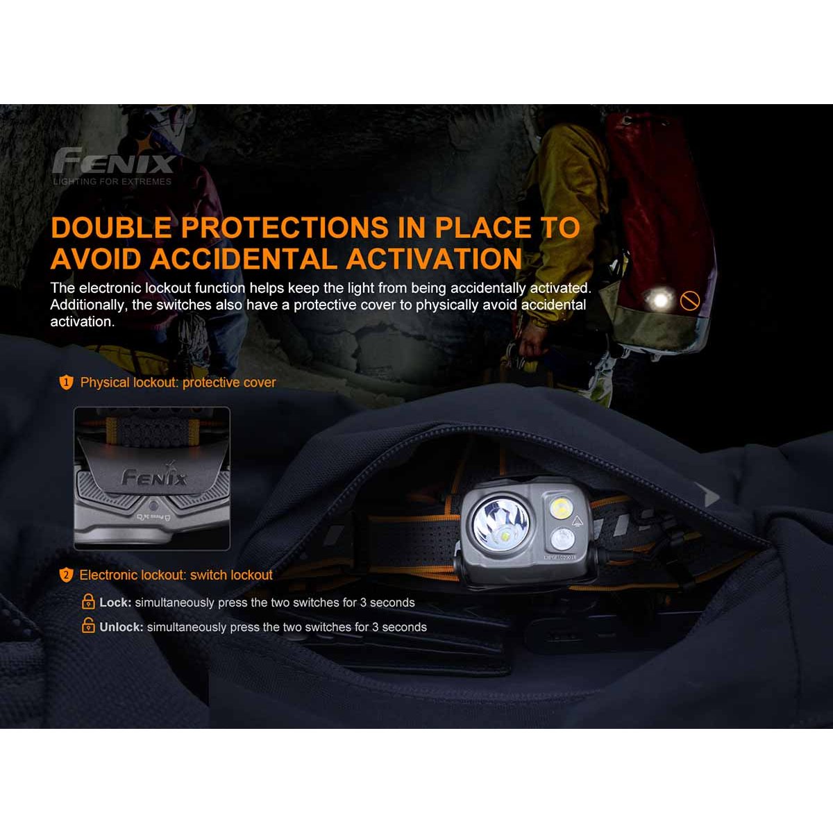 Fenix - HP25R V2.0 Rechargeable Headlamp