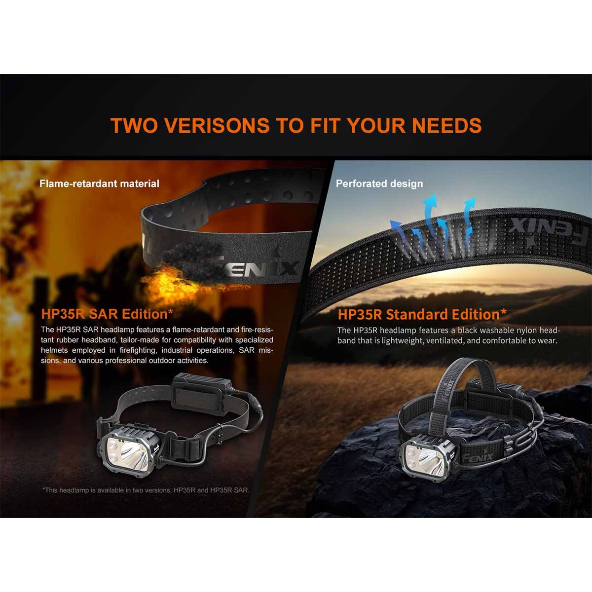 Fenix - HP35R Professional Headlamp - Standard Edition — view 18