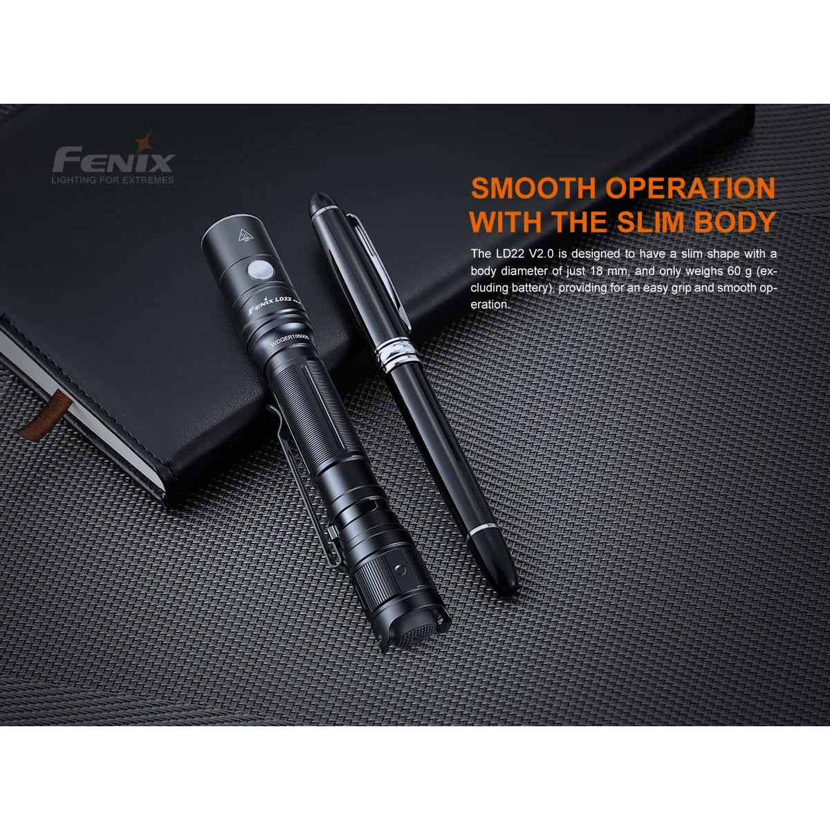 Fenix - LD22 V2.0 Flashlight with Rechargeable Battery