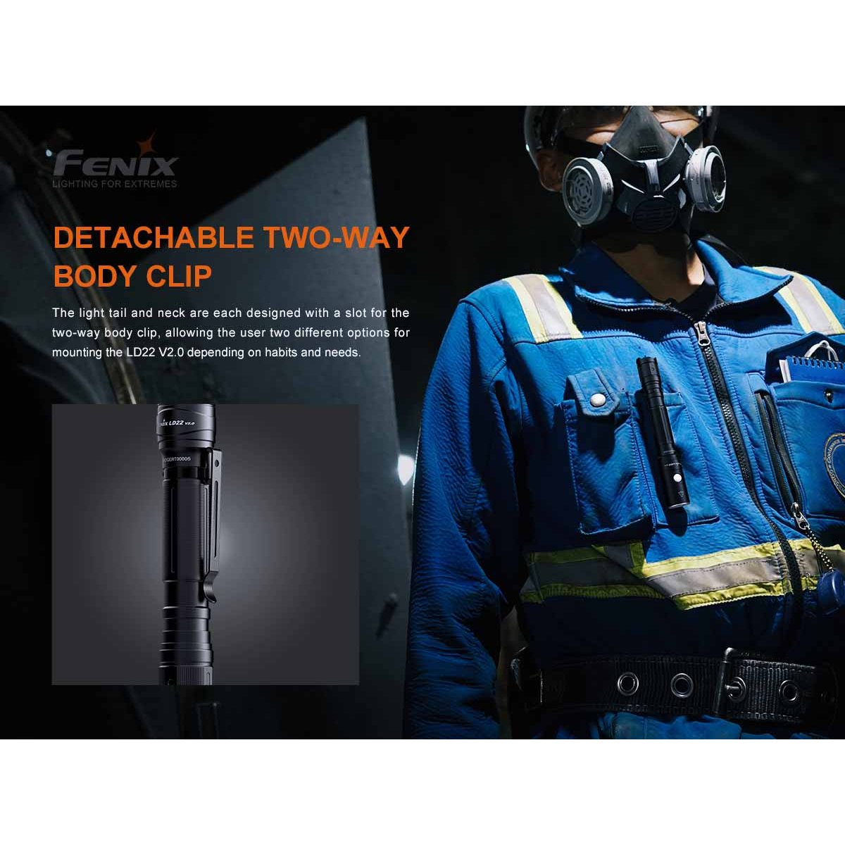 Fenix - LD22 V2.0 Flashlight with Rechargeable Battery