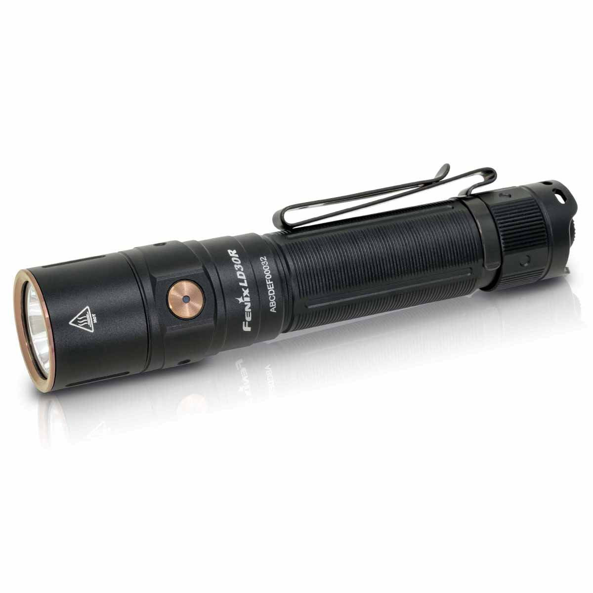 Fenix - LD30R Rechargeable Flashlight, 1700 Lumens, Black