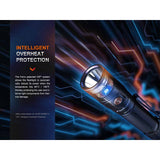 Fenix - LD30R Rechargeable Flashlight, 1700 Lumens, Black