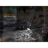Fenix - LD30R Rechargeable Flashlight, 1700 Lumens, Black