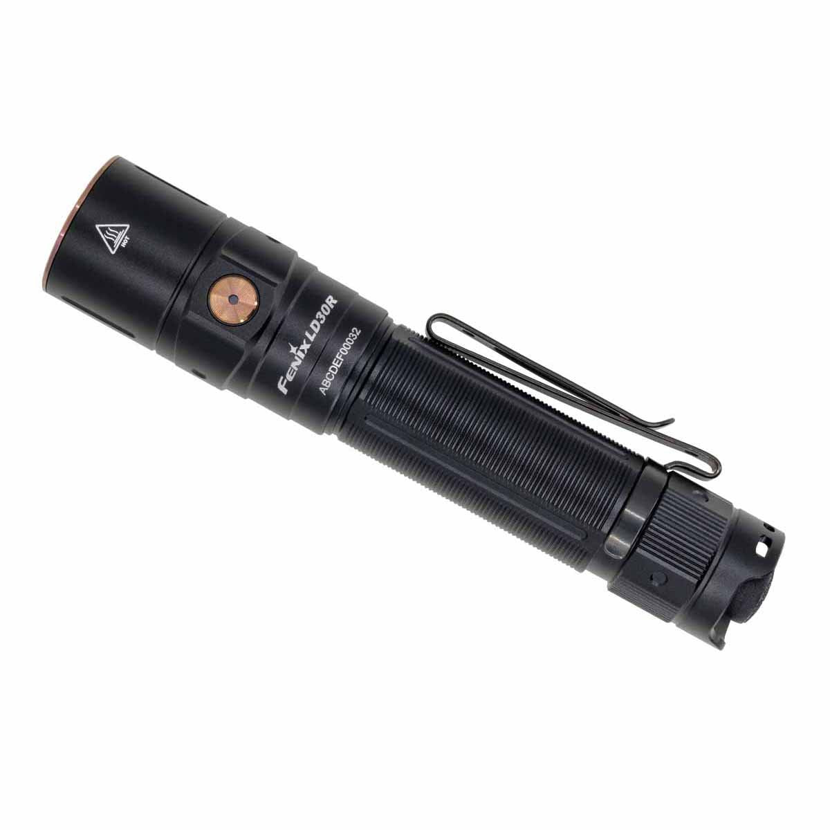 Fenix - LD30R Rechargeable Flashlight, 1700 Lumens, Black