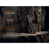 Fenix - LD30R Rechargeable Flashlight, 1700 Lumens, Black