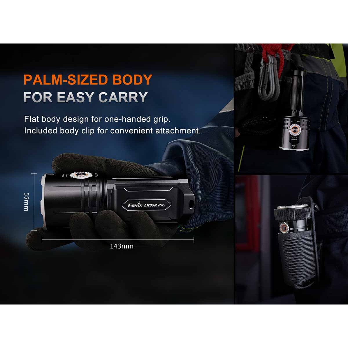 Fenix - LR35R PRO 10000 Lumen Flashlight