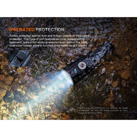 Fenix - LR36R White Laser Flashlight with 10,000 Lumen Floodlight