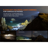 Fenix - LR36R White Laser Flashlight with 10,000 Lumen Floodlight