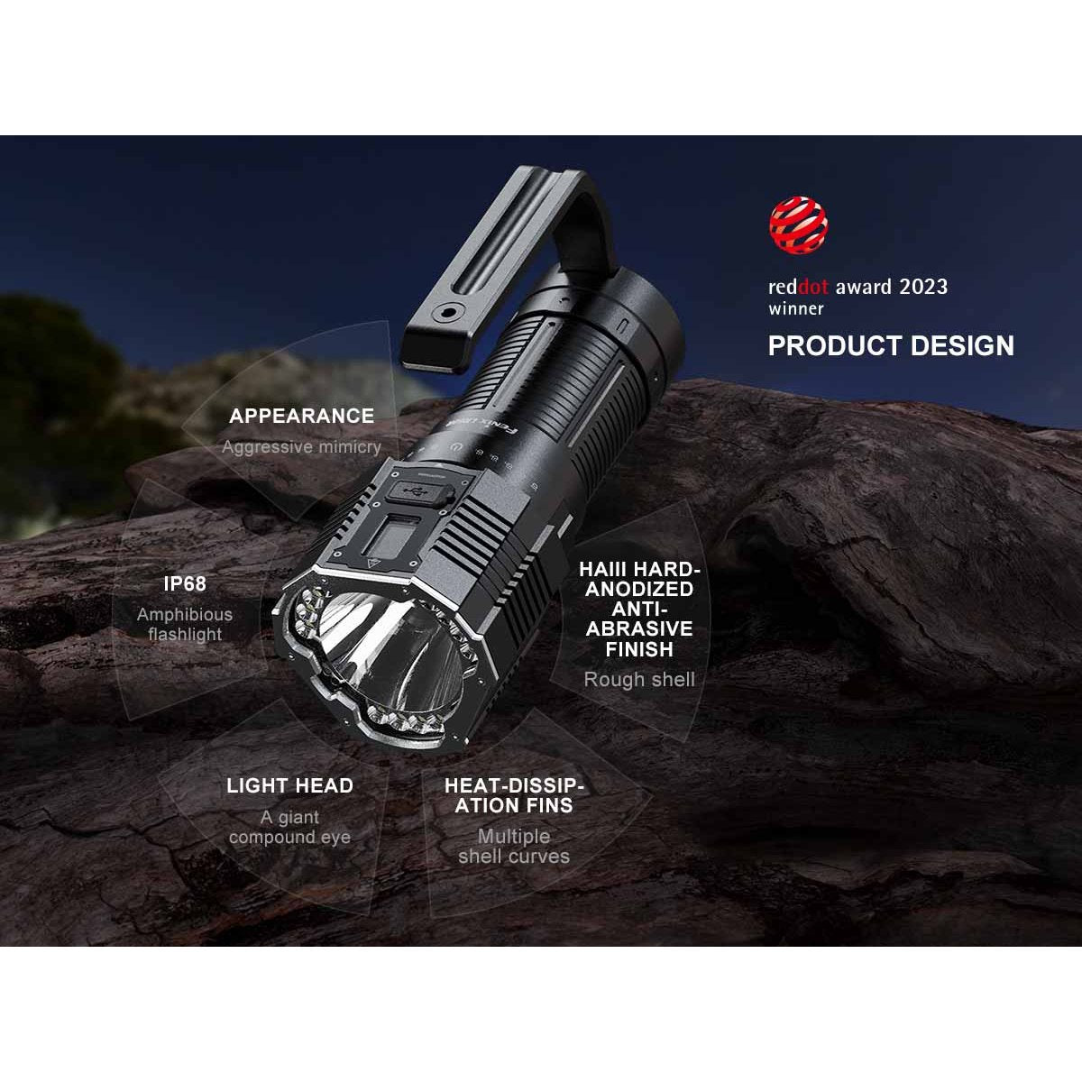 Fenix - LR60R Search Flashlight with 21000 Lumens — view 17