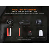 Fenix - PD26R ACE Rechargeable Flashlight - Black