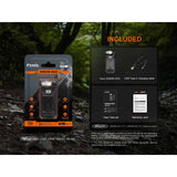 Fenix - SW05R-RED Clip On Flashlight with Red Light - Black