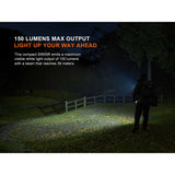 Fenix - SW05R-RED Clip On Flashlight with Red Light - Black