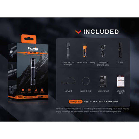 Fenix - TK11R Rechargeable Tactical Flashlight