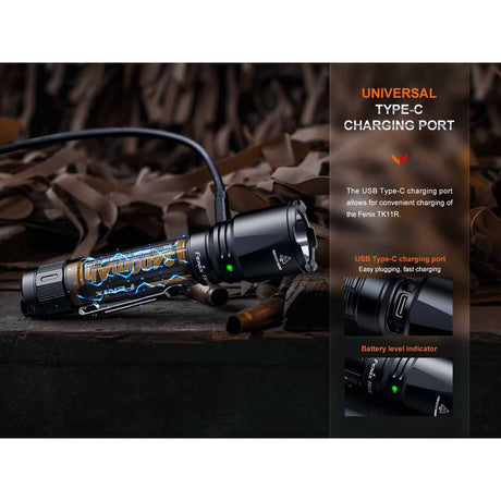 Fenix - TK11R Rechargeable Tactical Flashlight