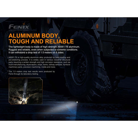 Fenix - TK16 V2.0 Tactical Flashlight - Black