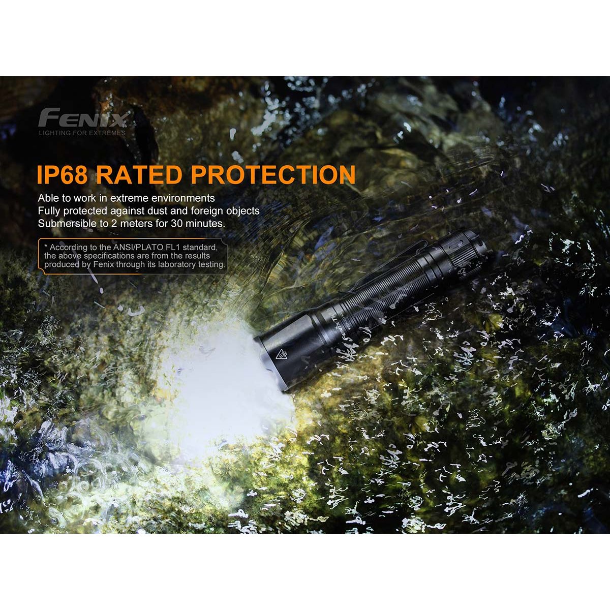 Fenix - TK16 V2.0 Tactical Flashlight - Black