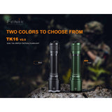 Fenix - TK16 V2.0 Tactical Flashlight - Black
