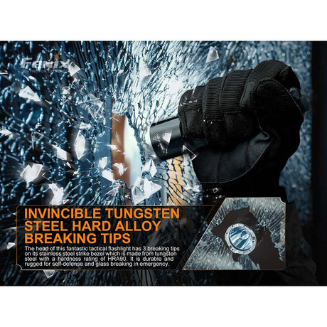 Fenix - TK16 V2.0 Tactical Flashlight - Black
