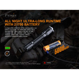 Fenix - TK16 V2.0 Tactical Flashlight - Black