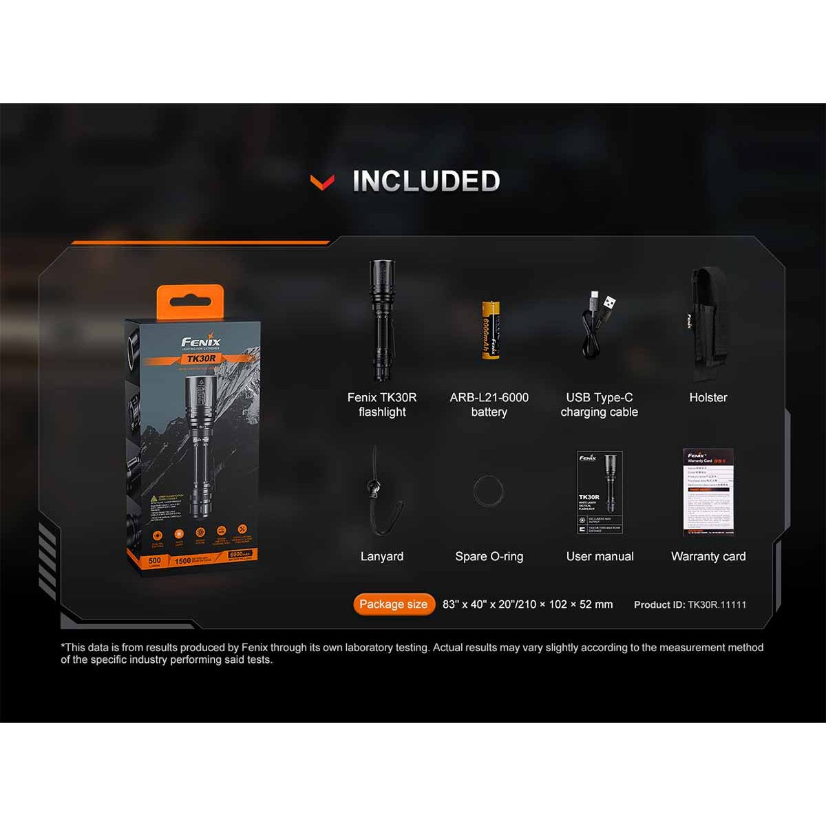 Fenix - TK30R White Laser Flashlight
