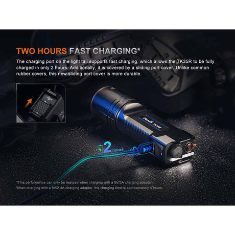 Fenix - TK35R RED Rechargeable Flashlight