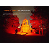 Fenix - TK35R RED Rechargeable Flashlight