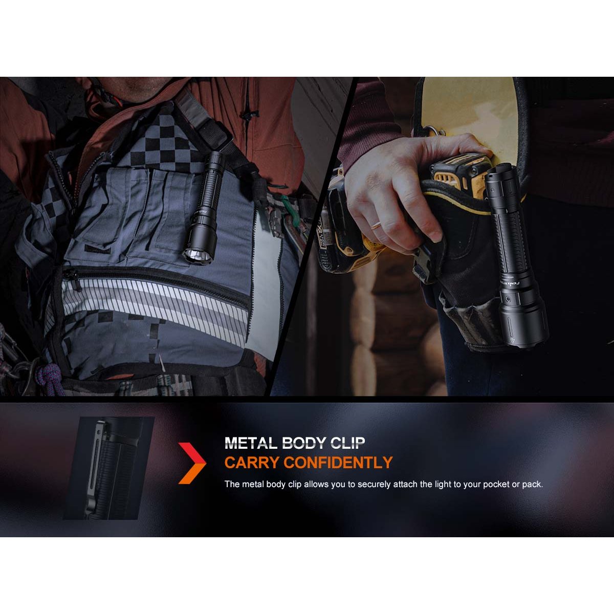Fenix - WF26R Rechargeable Flashlight with Charging Dock