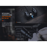 Fenix - WF26R Rechargeable Flashlight with Charging Dock