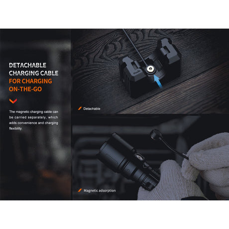 Fenix - WF26R Rechargeable Flashlight with Charging Dock
