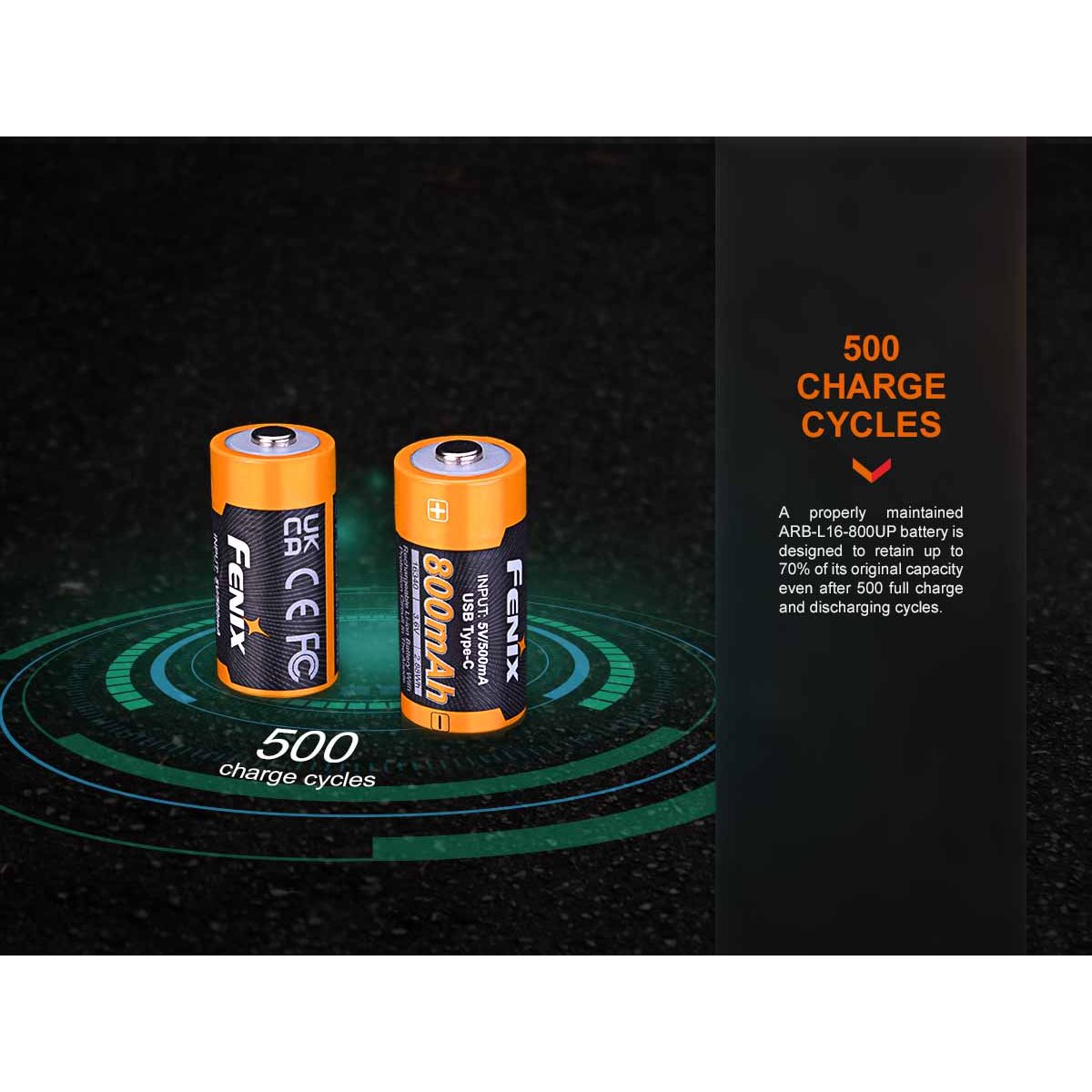 Fenix - ARB-L16-800UP USB-C Rechargeable Battery