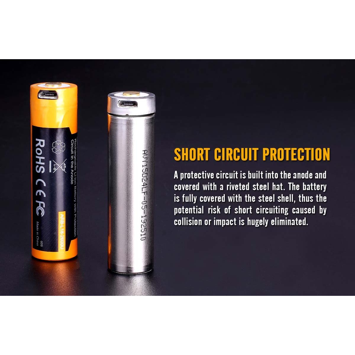 FENIX - ARB-L18-3500U USB Rechargeable 18650 Battery