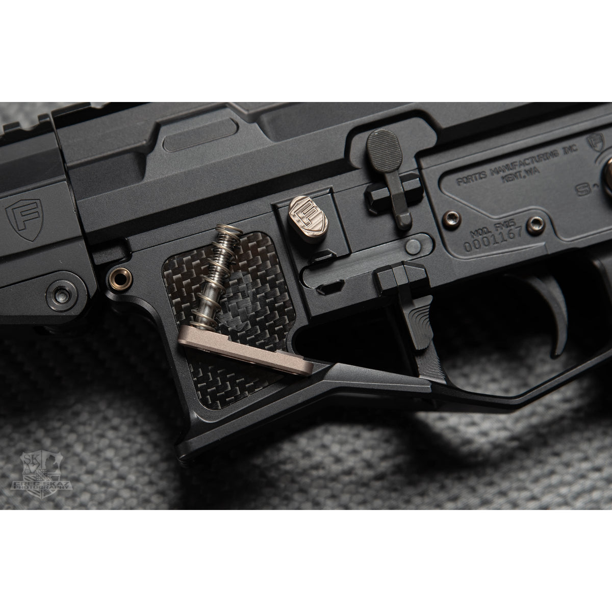 Fortis Manufacturing - Billet Magazine Catch & Release Button - Black — view 8