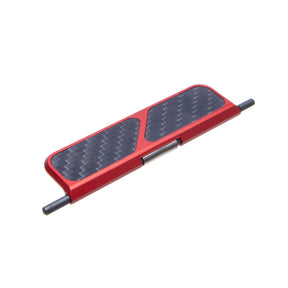 Fortis - Billet Dust Cover - Carbon Fiber - Red