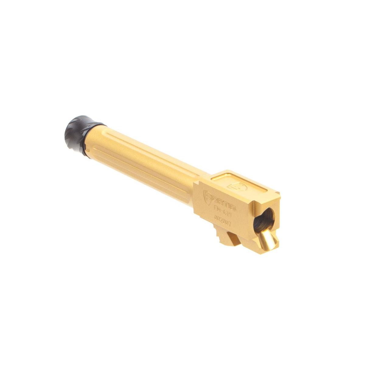 Fortis - Glock Match Grade Barrel 19 Threaded TiN Coating Gold