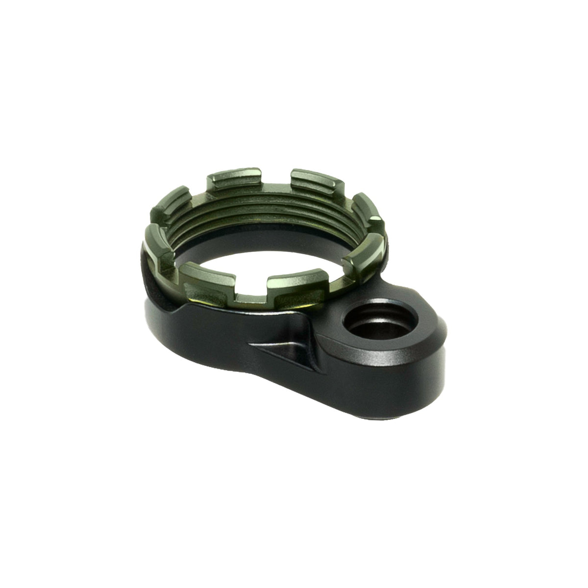 Fortis Manufacturing - K1 System Castle Nut and End Plate - Black — view 12