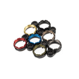 Fortis Manufacturing - K1 System Castle Nut and End Plate - Black — view 16