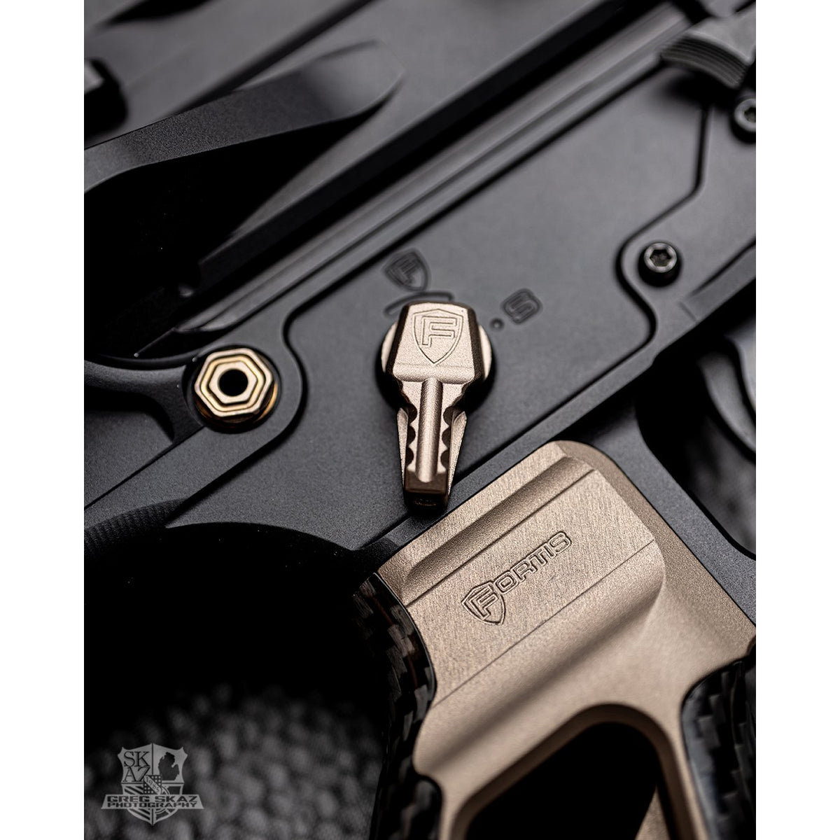Fortis - SS FIFTY Safety Selector (50 & 90 Degree) - Black