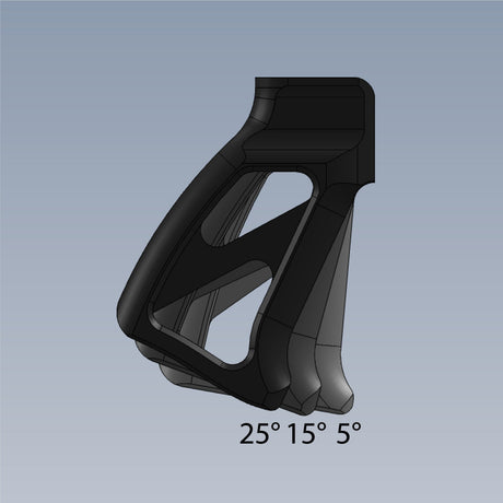 Fortis Manufacturing - Torque Pistol Grip Carbon Fiber - Black — view 7