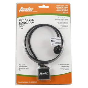 Firearm Safety Devices - 38” Longarm Cable Gun Lock