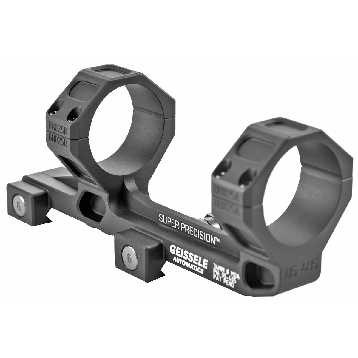 Geissele Automatics - AR15 Super Precision 34mm Scope Mount - Black