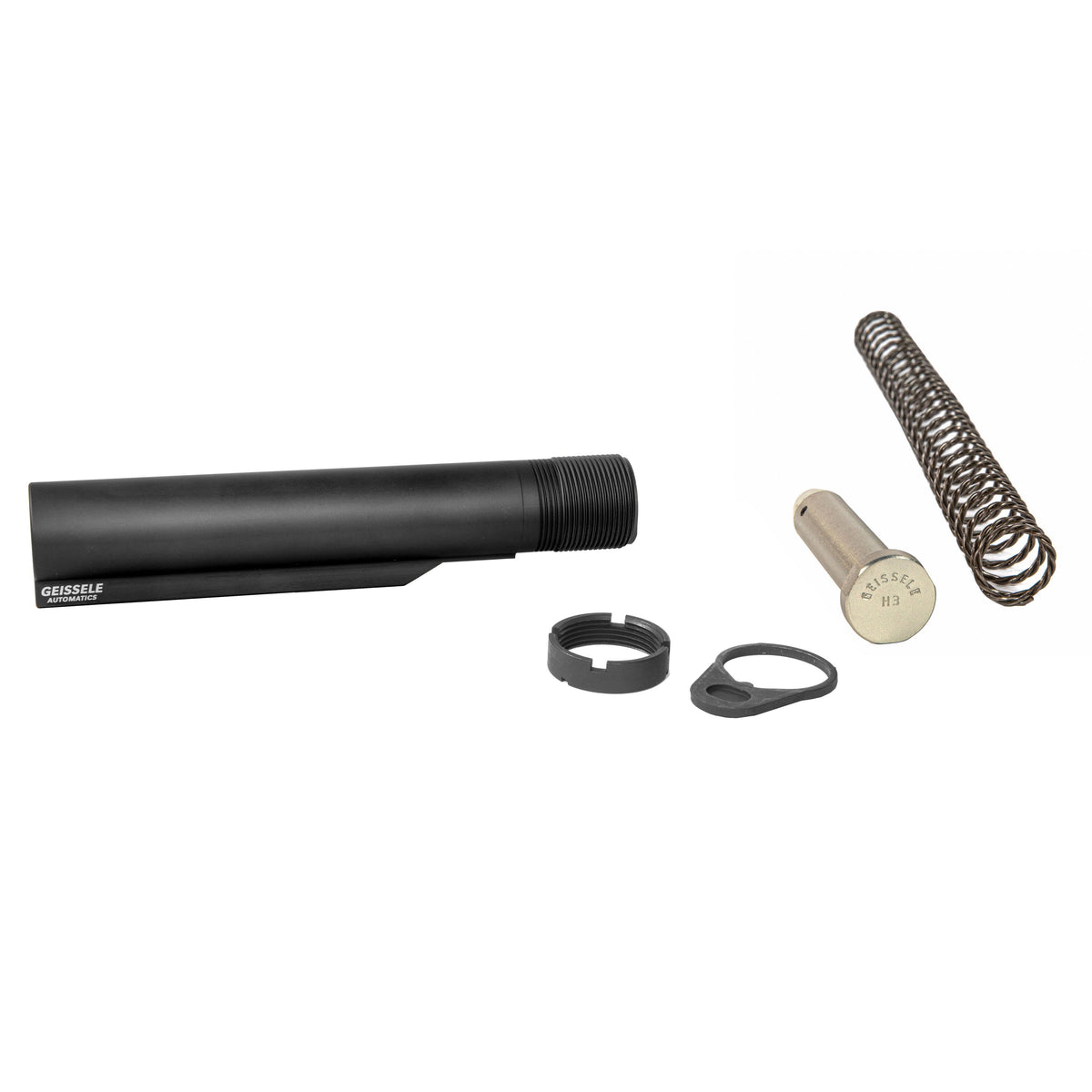 Geissele Automatics - Premium MIL-SPEC Buffer Tube Assembly - Black — view 4