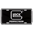 Glock - OEM Perfection License Plate - Black & White