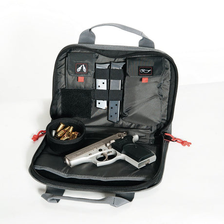 GPS - Double Compact Pistol Case with Mag Storage & Dump Cup — view 2